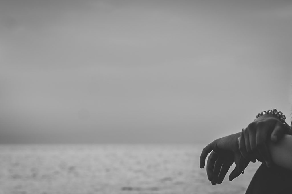 Greece Destination Engagement - Corfu - detail, her hand around his neck